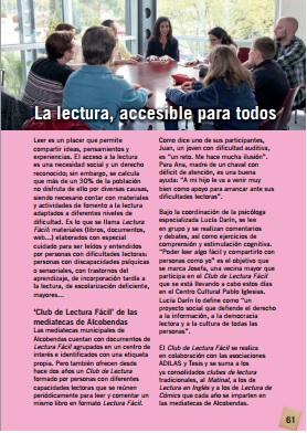 El Club de Lectura Fácil en Alcobendas en Fiestas